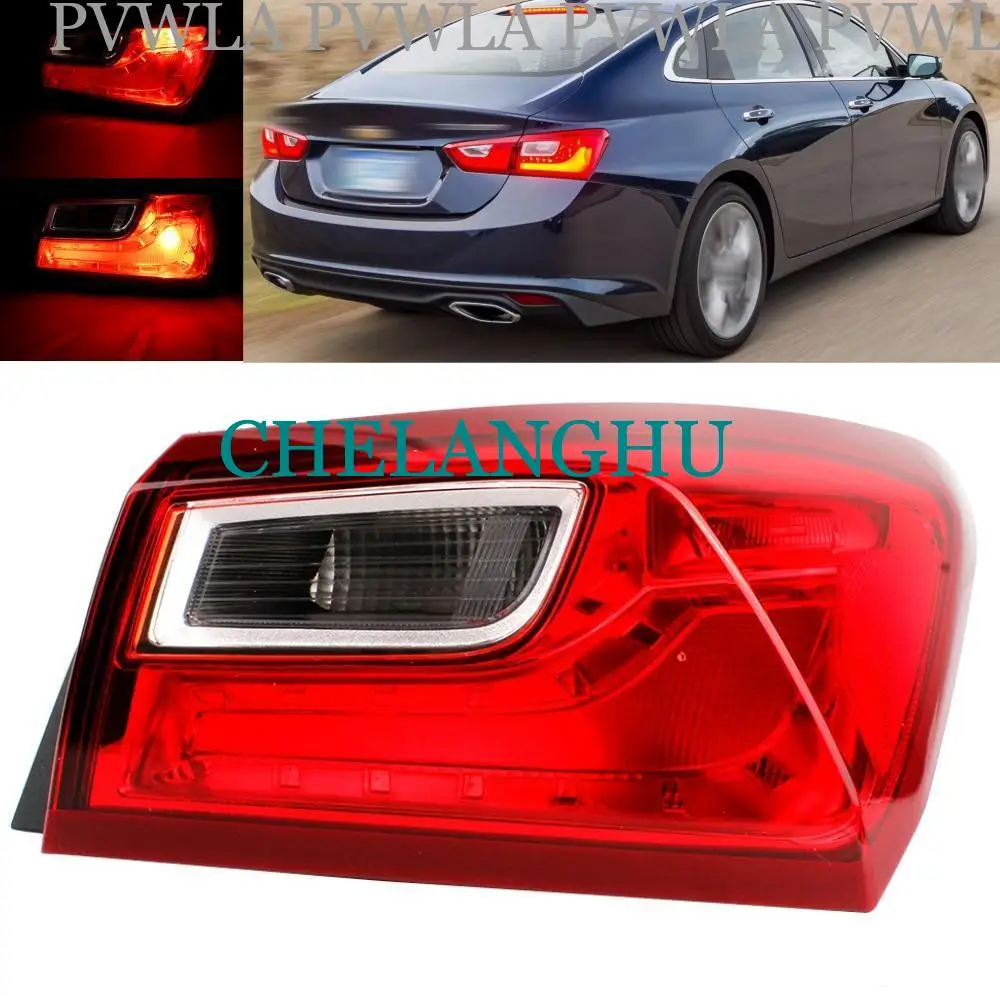 For Chevrolet Malibu 2016 2017 2018 Right Outer Side Tail Lights Rear Brake Lamp With Halogen Bulbs Car accessories 84132376