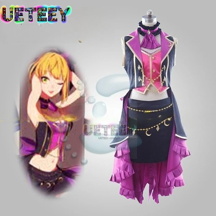 UETEEY COS THE IDOLM@STER Fredrika Miyamoto Tulip Cosplay Kostüm Halloween Anime Set Benutzerdefinierte Größe