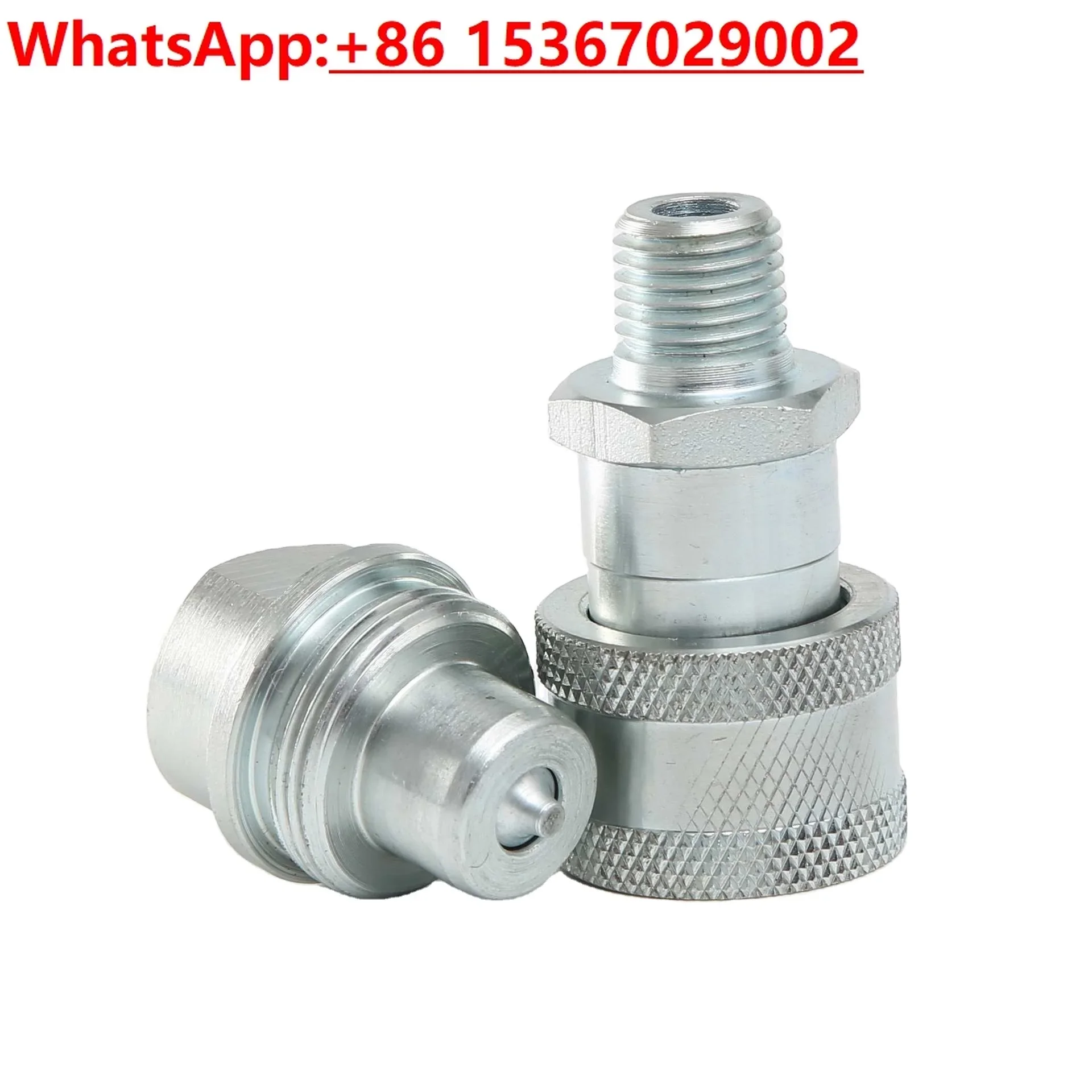 C-604 High Pressure Carbon Steel Screw Type 70 MPA 3/8 Inch HPA Hydraulic Quick Coupling
