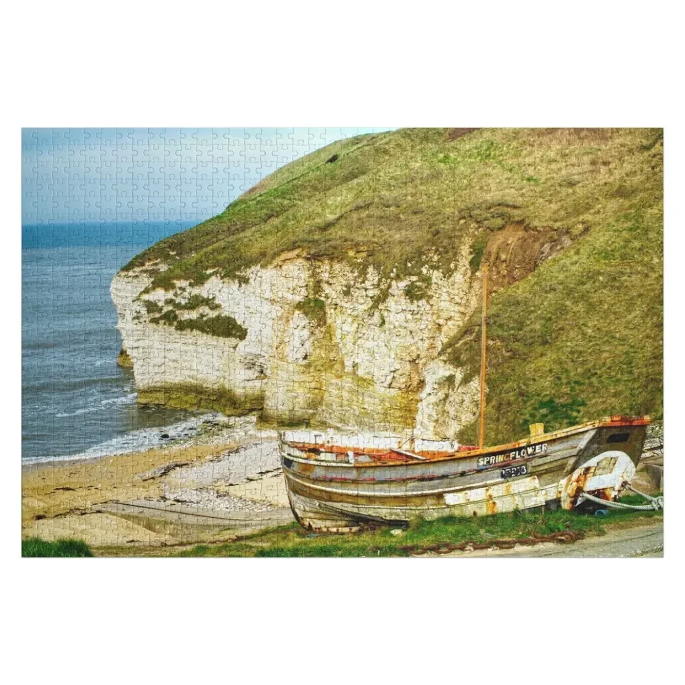 

Flamborough North Landing Jigsaw Puzzle Personalized Kids Gifts Custom Custom With Photo Puzzle