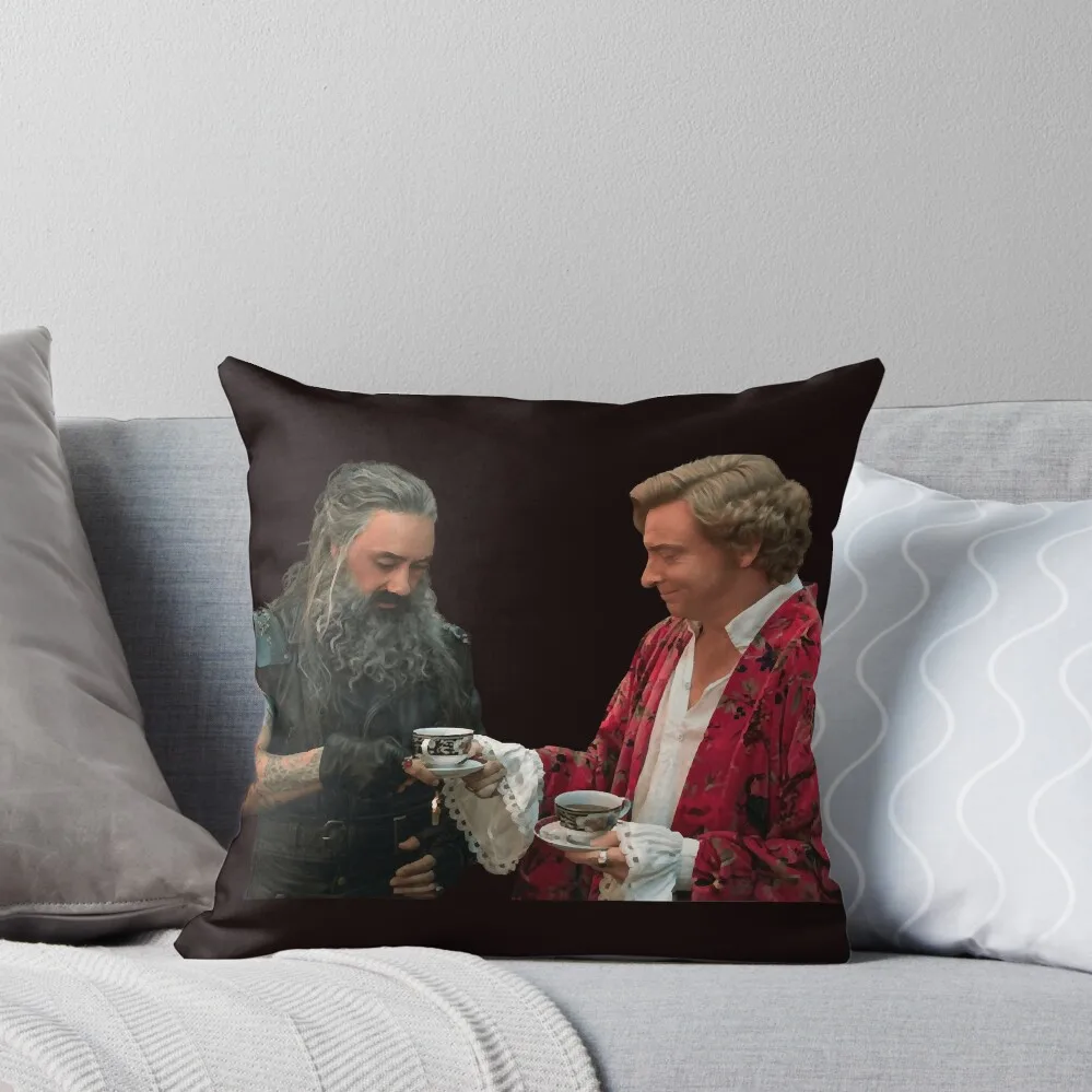 

Blackbonnet Our Flag Means Death Gentlebeard Blackbeard Stede Bonnet As A Crew Throw Pillow Cusions Cover