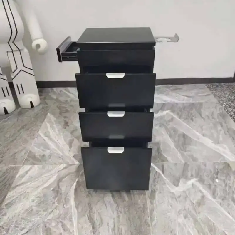 

Professional Hairdresser Cart Trolley Drawer Beauty Salon Tray Cosmetic Helper Medical Wheels Pedicure Furniture