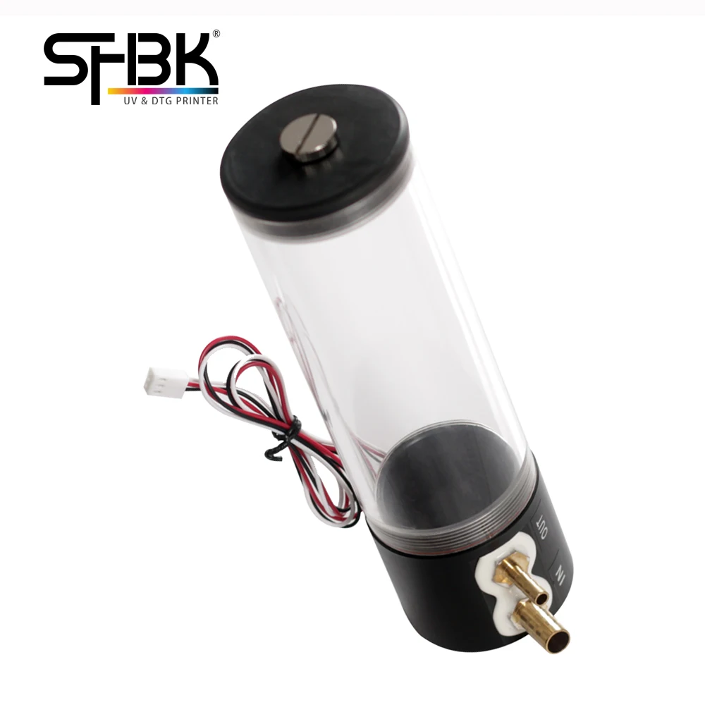 Cylindrical one-piece detachable water-cooled water pump for A3 A4 UV Printer LED UV lamp circulation cooling function