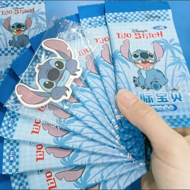

Натуральная слепая коробка для карт, 10 упаковок, 40 шт., аниме-фигурка, Stitch Lilo Growth, мультяшная периферийная коллекционная карта, подарок