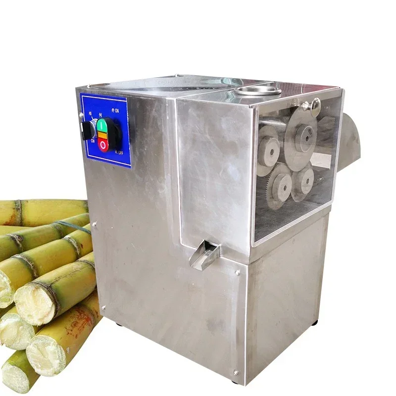 Large-scale Four-stick Fruit Shop Special Sugarcane Press Commercial Electric Sugarcane Press Equipment