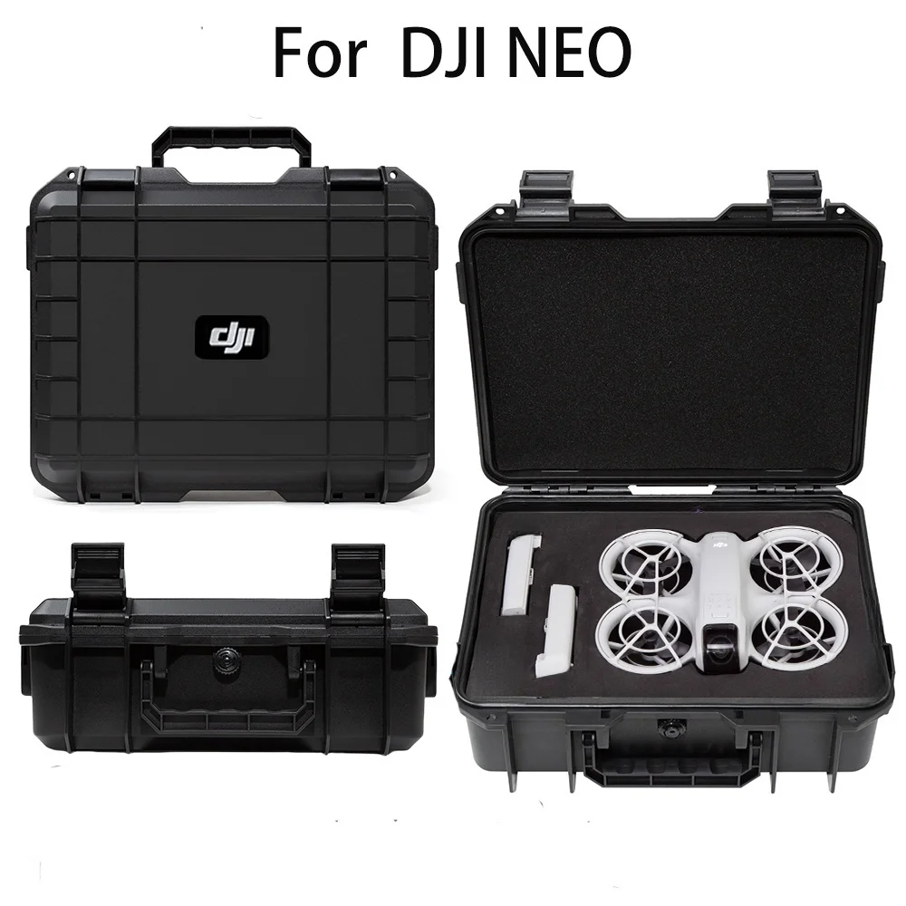 Para dji mini neo drone hardshell maleta de transporte-material pp durável, caixa de armazenamento à prova de explosão para acessórios e drone