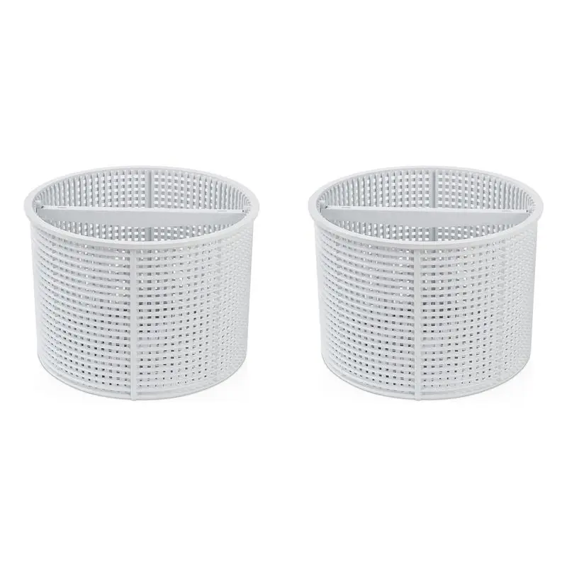 HOES-2X Skimmer Basket Remove Leaves Skimmer Filter Basket For Swimming Pool For Pond For Hayward SPX1082 B-152