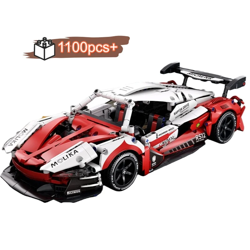 

NEW Technical Building Blocks Hypercar City Racing Car MOC Assemble Vehicle Brick Toy Birthday Christmas Halloween gifts Kids