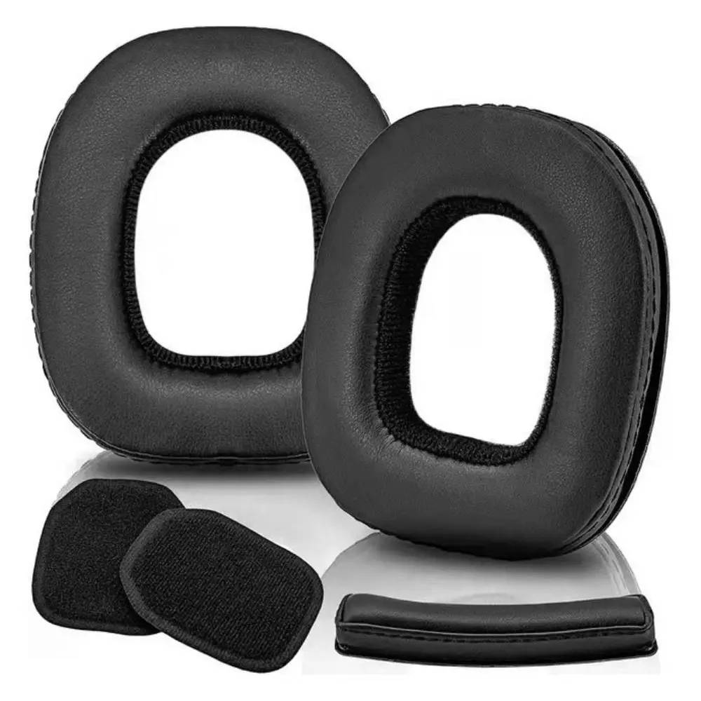 For Logitech Astro A40 A50 Gen3 Gen4 Gaming Headset Earpads Cushions Headband Tuning Foam Pads Soft Flannel/ Protein Leather PU