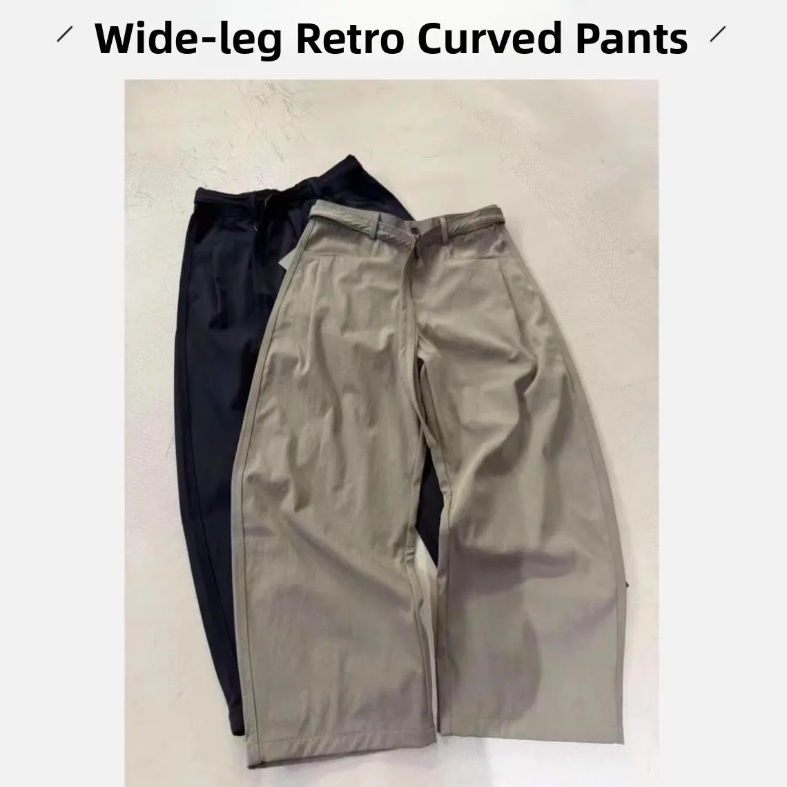 

Повседневные свободные брюки-кюлоты унисекс с широкими штанинами, винтажные, не мнущиеся, не требуют глажки, комфортная посадка