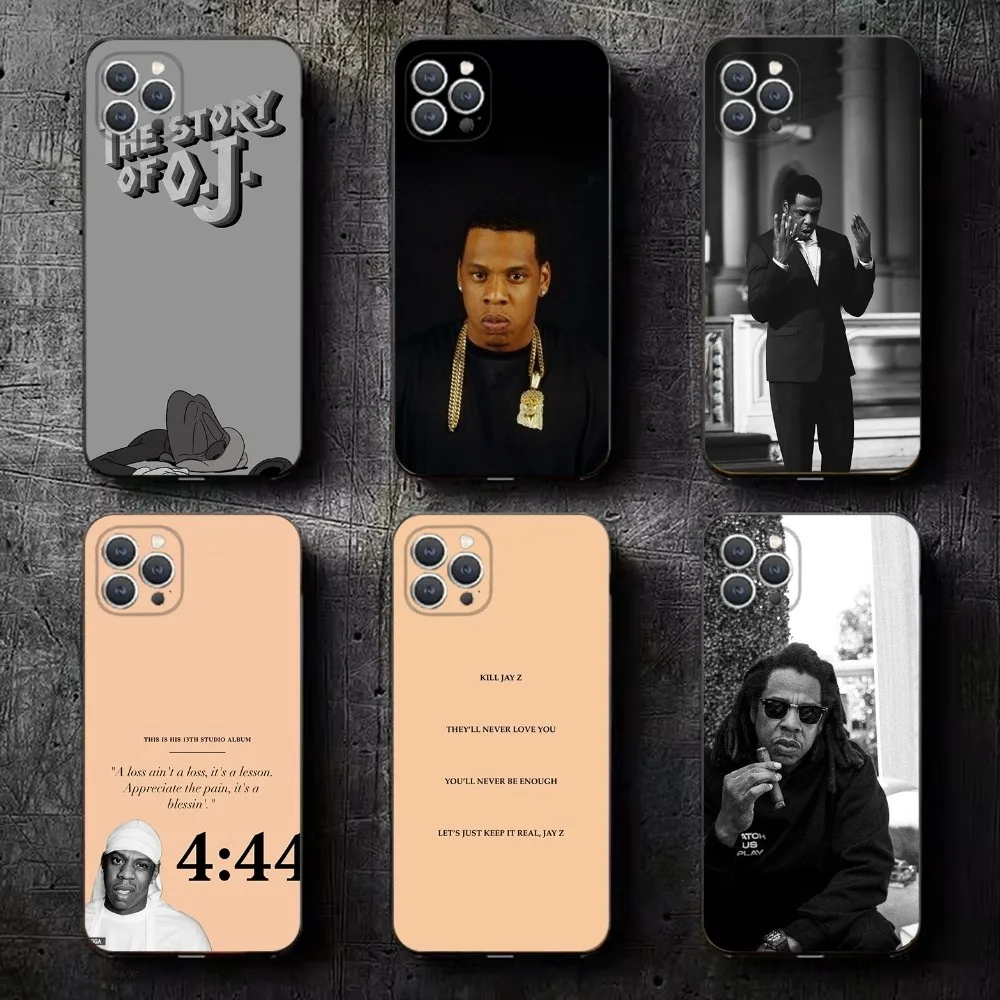 

Rapper Jay-Z Phone Case For iPhone 16,15,14,13,12,11,Plus,Pro Max,XS,X,XR,SE,Mini,8,7 Soft Silicone Black Cover