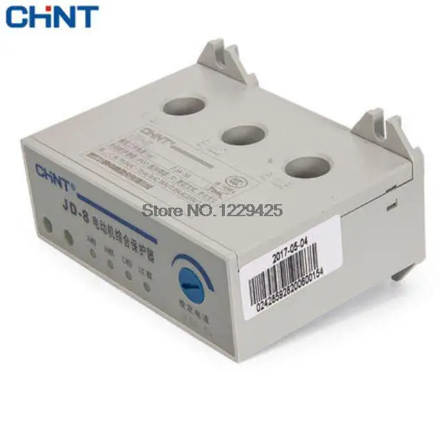 Original CHNT Motor Integrated Protection 380V JD-8 160-400A 80-200A 380V220V 3 Phase Motor Overload Overcurrent Phase Loss