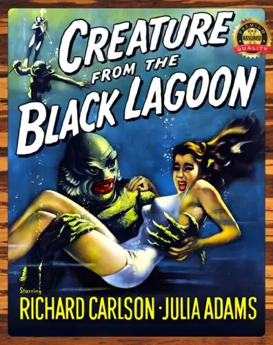 Creature From The Black Lagoon - Movie Poster - Metal Sign