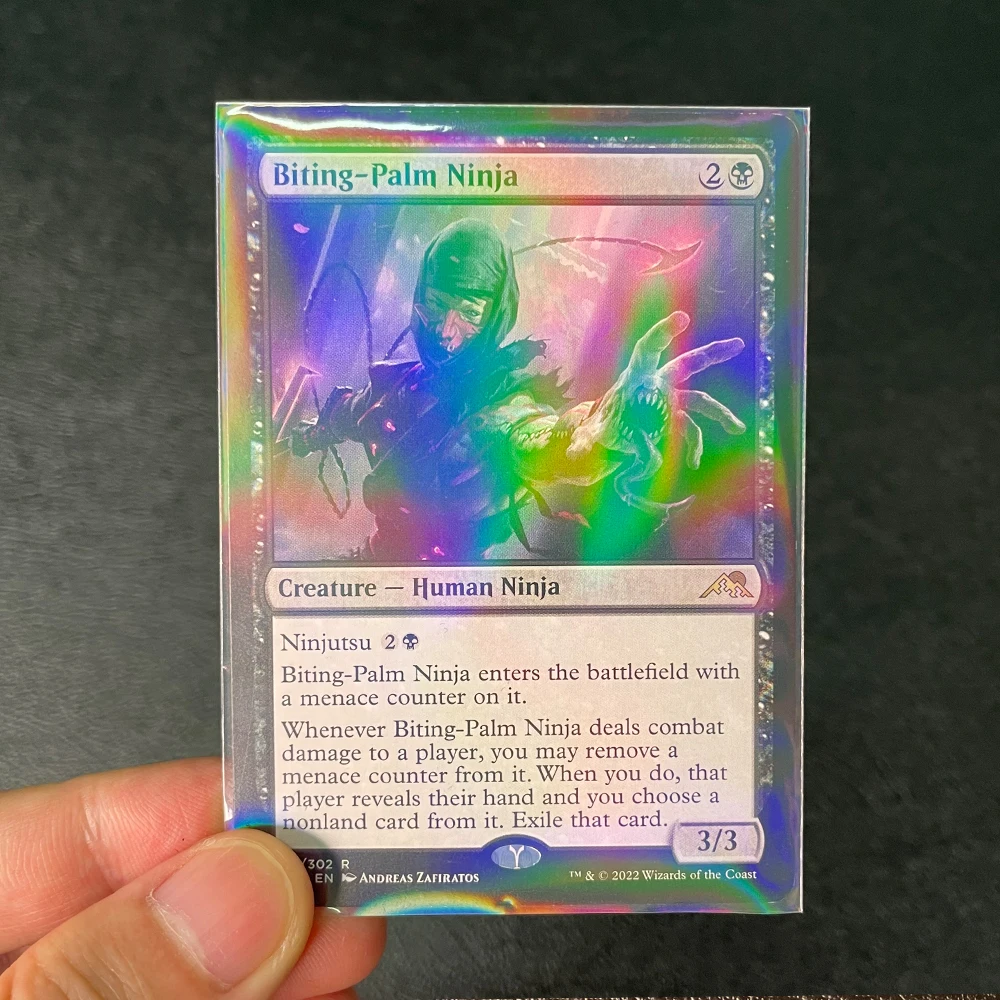 100pcs Cards Sleeves Rainbow Foil Transparent Laser Clear YGO Board Game Holographic Photo Protector Trading Cards Shield Cover