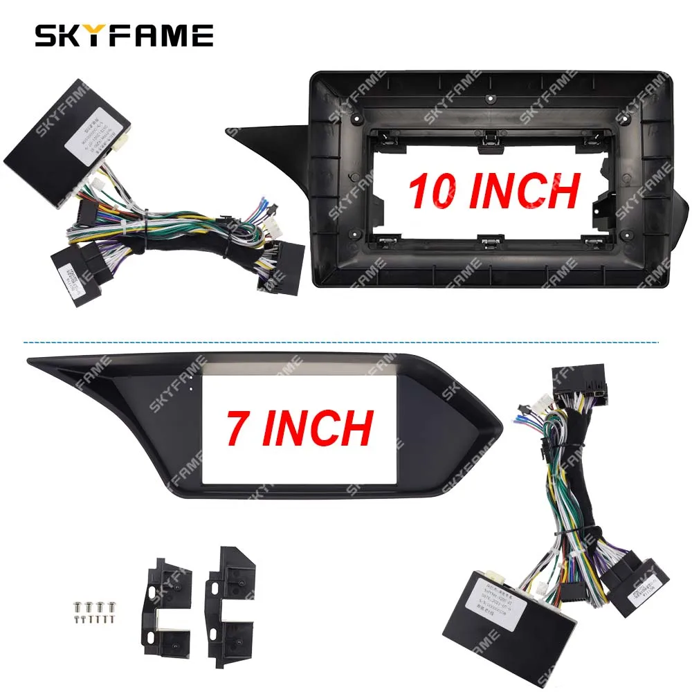 

SKYFAME Car Frame Fascia Adapter Canbus Box Decoder Android Radio Dash Fitting Panel Kit For Benz E Class W212 E260 E300