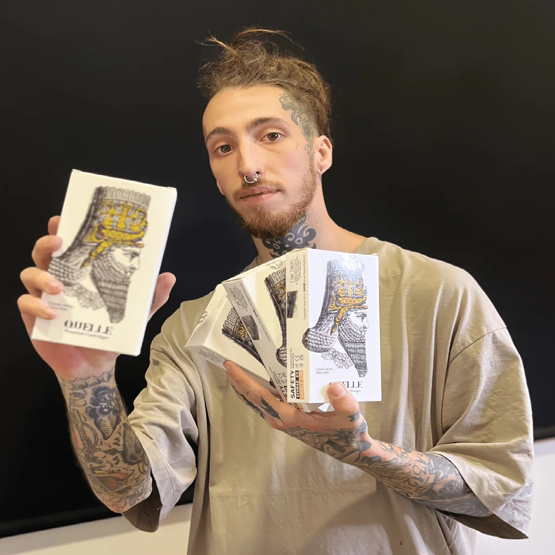 Tattoo artist exclusive brand tattoo needles, 20 per box, available in RL, RM, and RS models