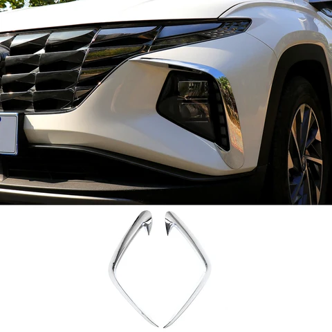 Накладка На Передний Бампер Hyundai Tucson NX4 2021-2023, ABS, В Стиле N Line, Для Улучшения Внешнего Вида Автомобиля