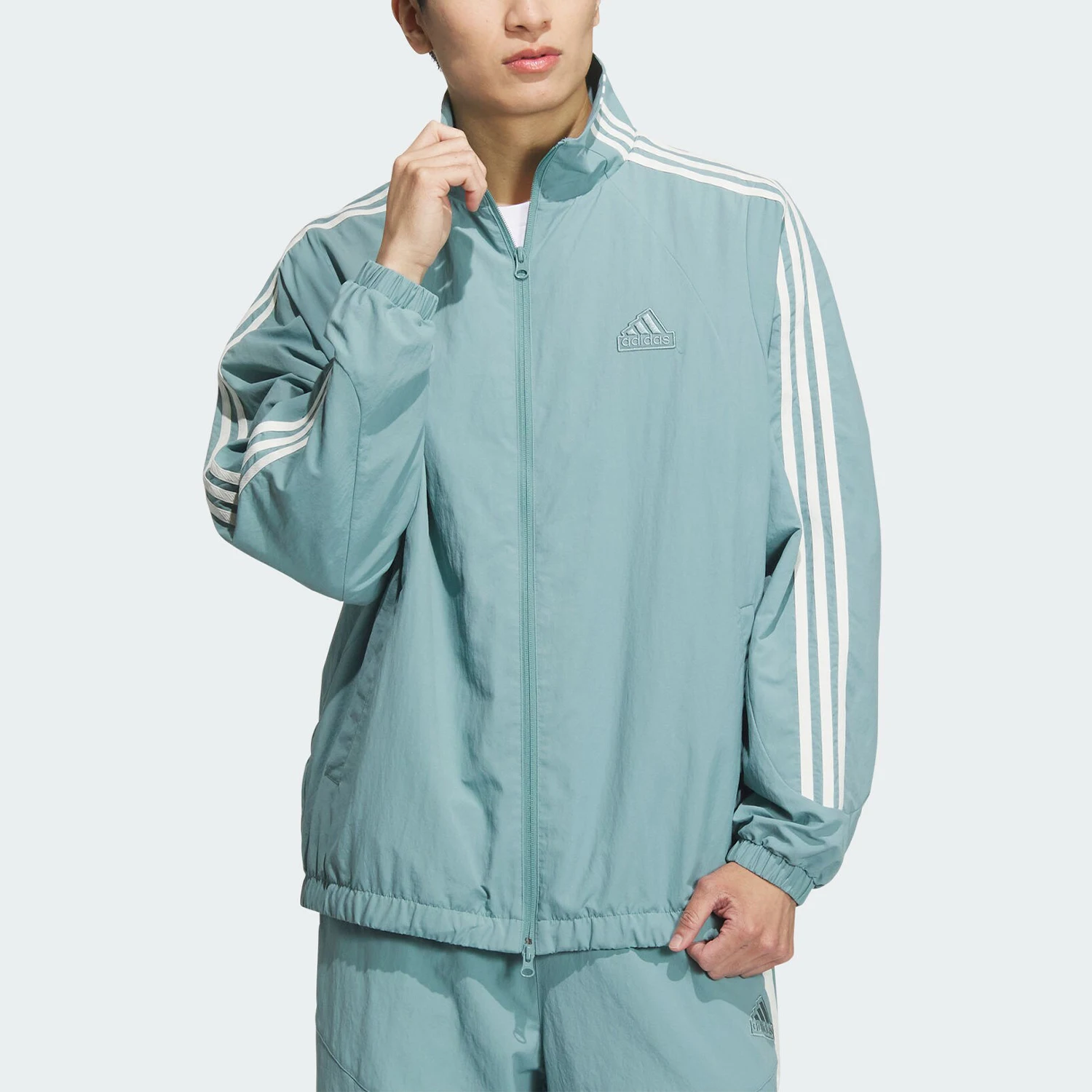 

Adidas Official Authentic 2024 New Unisex Fashion Woven Jacket JI6648
