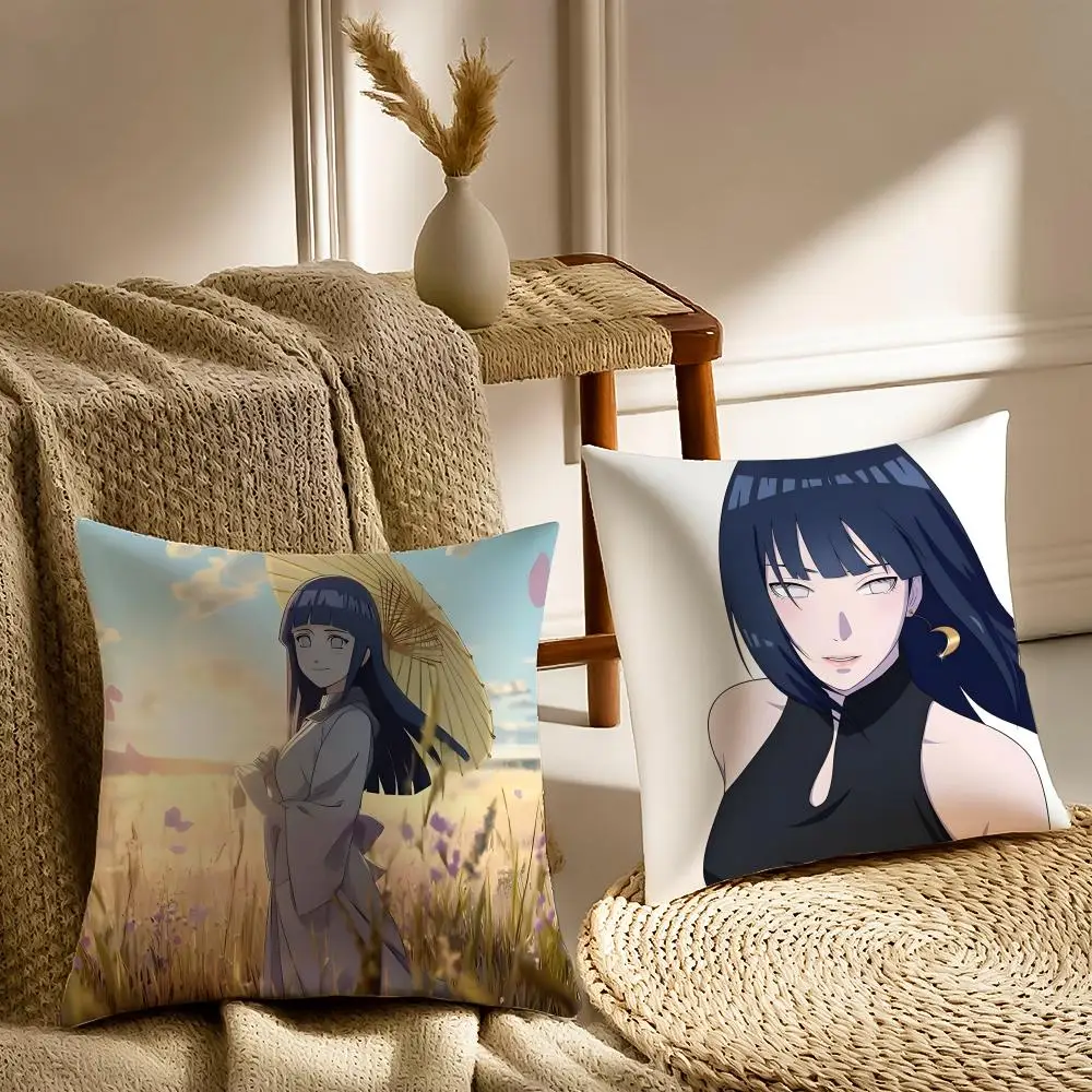 H-Hinata Hyuga complex Cushion Cover Pillowcase Anti-dustmite living Room Sofa Decor Cushion Room