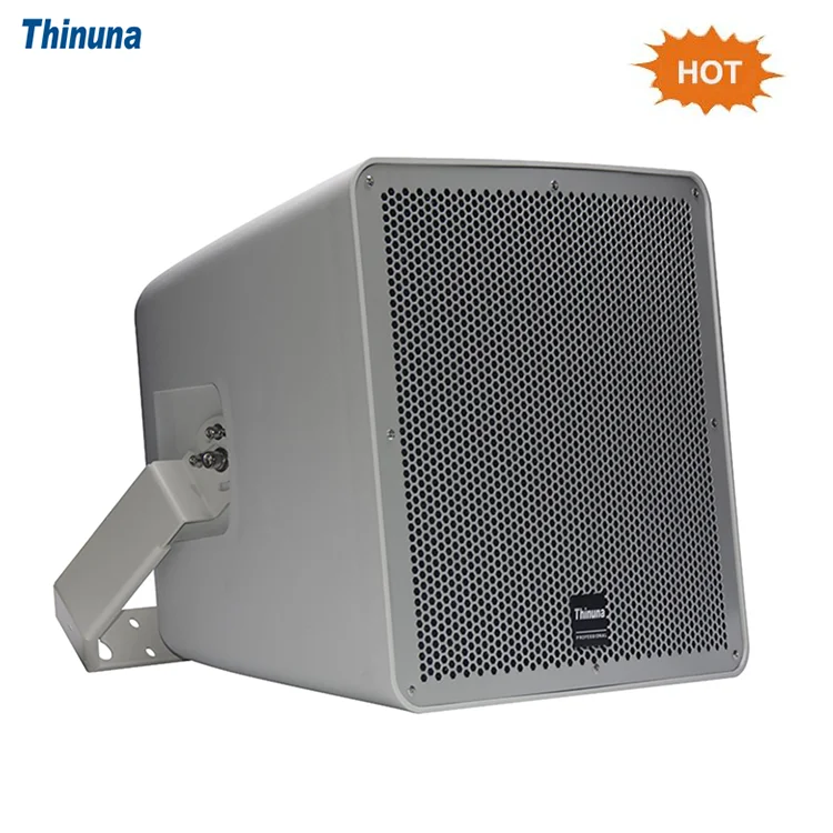 Thinuna MHS-12.2T II Professional Sound System Weatherproof Stadium Remote Horn Speaker Outdoor 12 Inch (100V 300W) PA Speaker