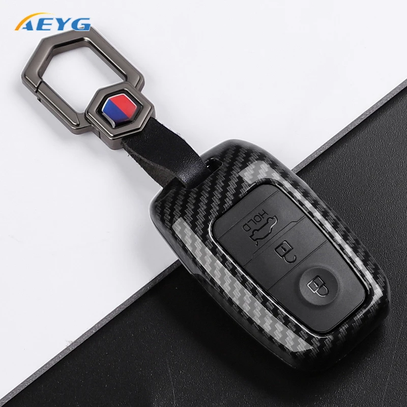 

ABS Carbon Fiber Car Key Case Cover For KIA Rio Rio5 Sportage Ceed Cerato K3 KX3 K4 K5 Sorento Optima Picanto Auto Accessories