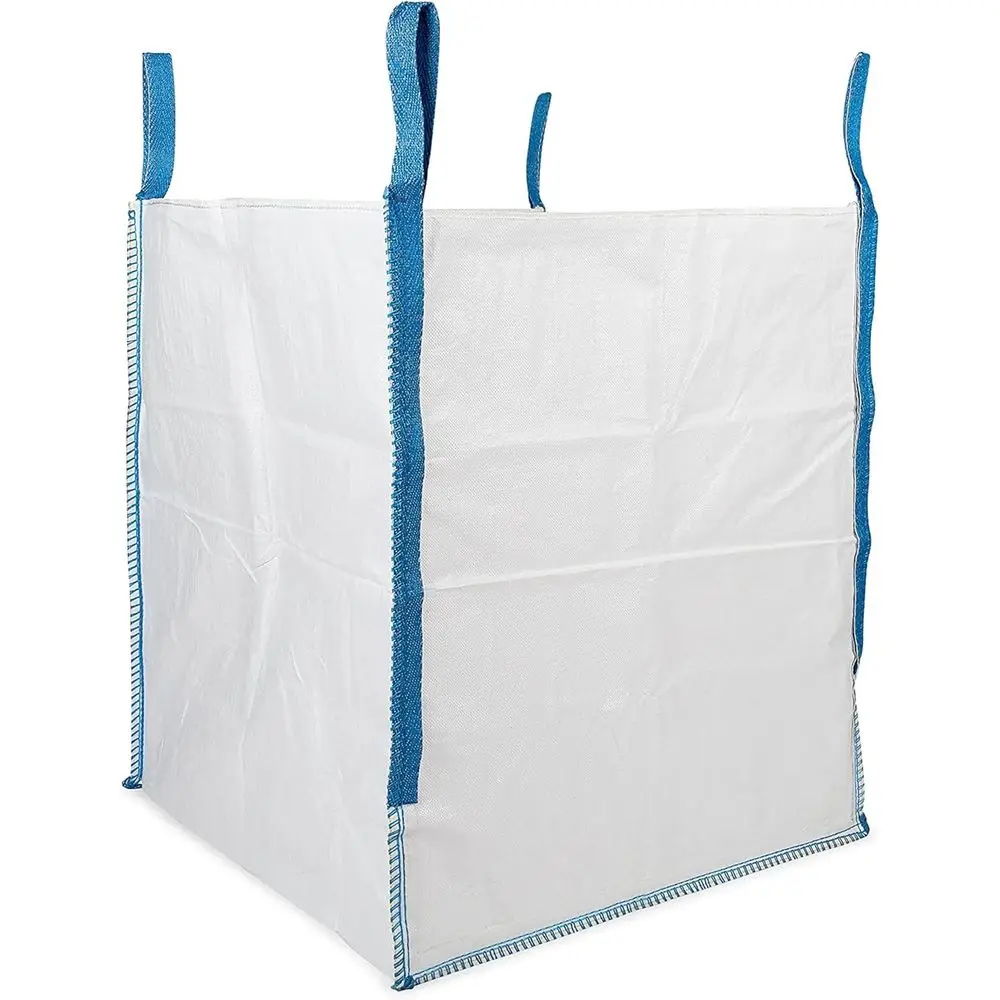 

Мешки для мусора из белого полипропилена объемом 200 галлонов для демонстрации и строительства, вмещает до 2200 фунтов, с открытым верхом, упаковка из 10 шт.