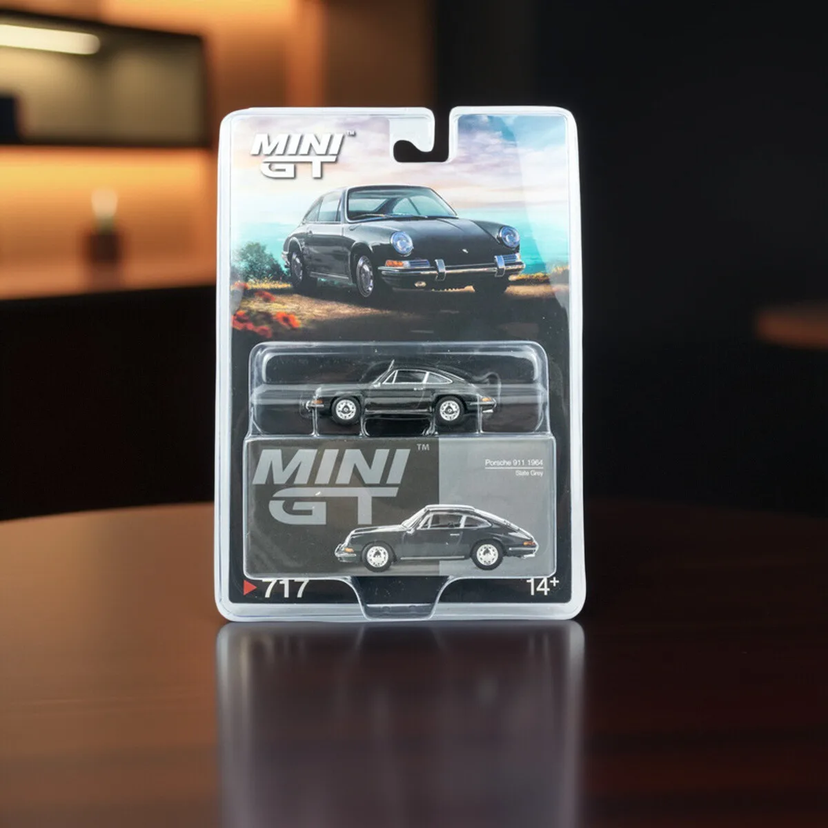 

ТСМ МИНИГТ 1:64 # 717 911, серая, литая под давлением модель автомобиля из сплава, коллекция подарков