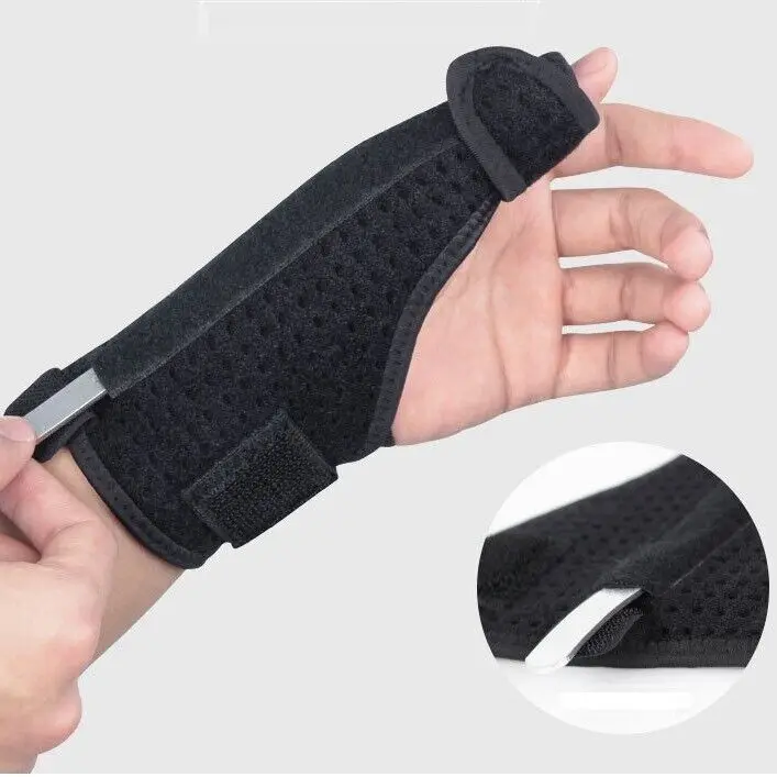 Dual Purpose Wrist Brace Thumb Steel Bar Splint Brace Wrist Support Strap Wrist Sprain Fracture Tendon Sheath Brace Pain Relief