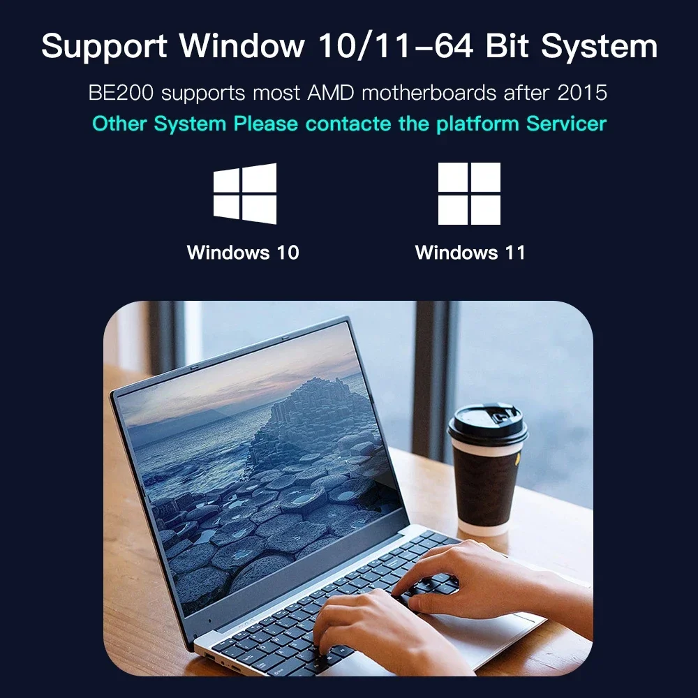 Wi-Fi 7 BE200 Bluetooth5.4 Wifi NGFF カード 8774Mbps BE200NGW トライバンド 2.4/5/6GHz ワイヤレスネットワークアダプタ Win 10/11 PC ラップトップ用