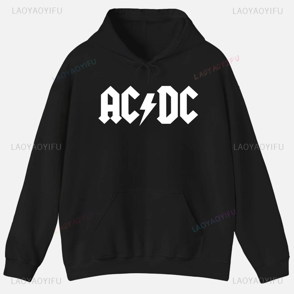ACDC ملابس مضحكة مطبوعة للجنسين بلايز عادي كم طويل البلوز الرجال الملابس الجرافيك الشارع الشهير جودة هوديي الخريف مخصص