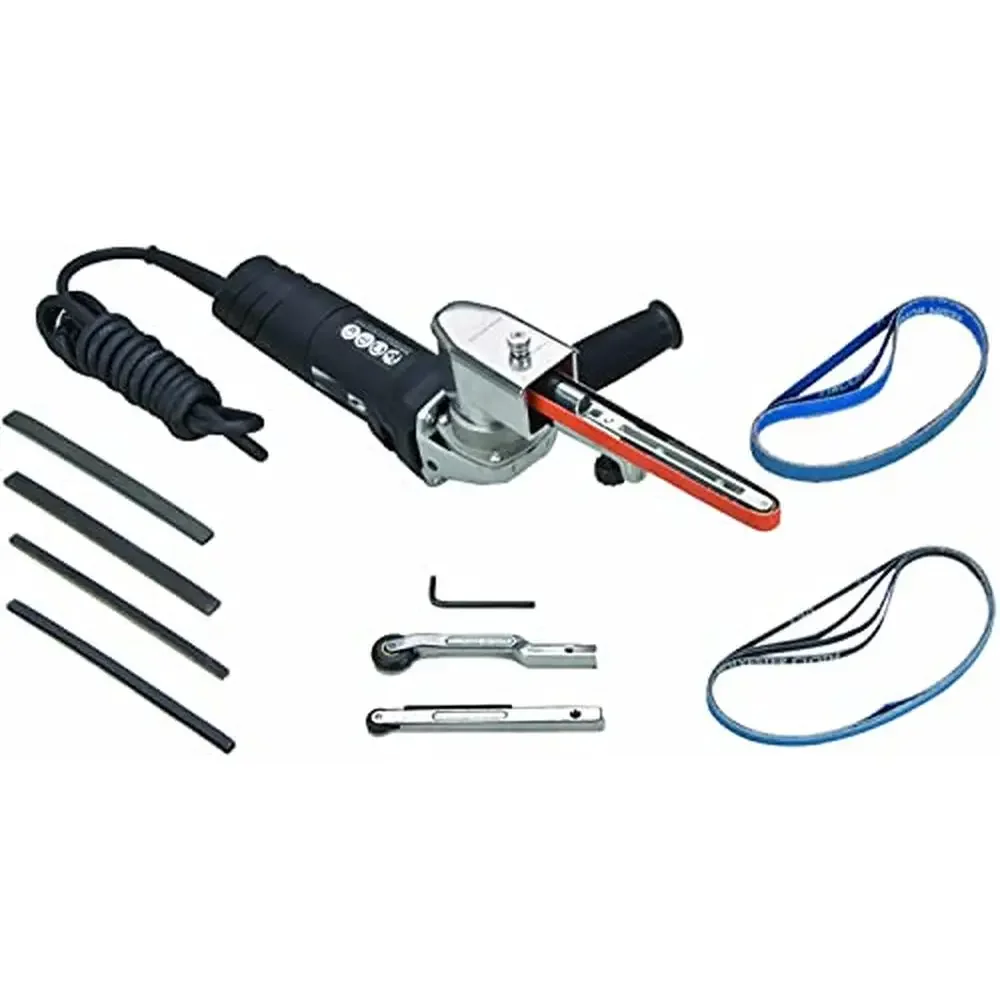 Electric Dynafile II Belt Tool Kit 1.0HP 10,500 RPM Motor 120V AC 7 Amp Versatility 1/8