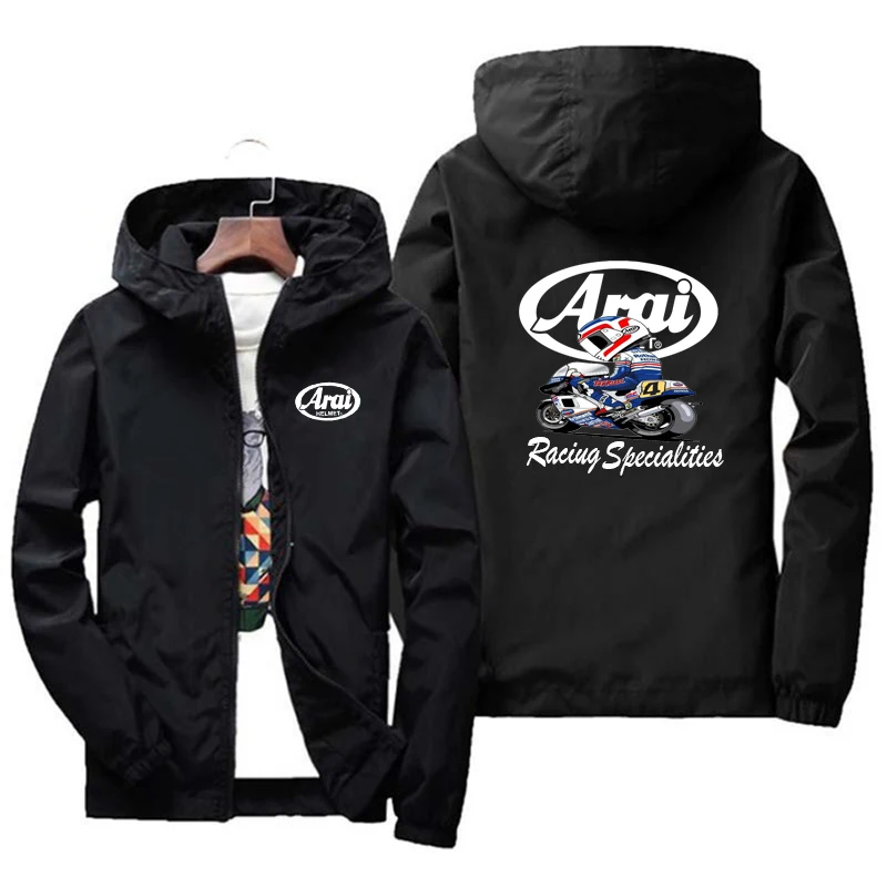 

Arai-Chaqueta de béisbol para hombre, cazadora informal de estilo hip-hop, para motocicleta, primavera y otoño