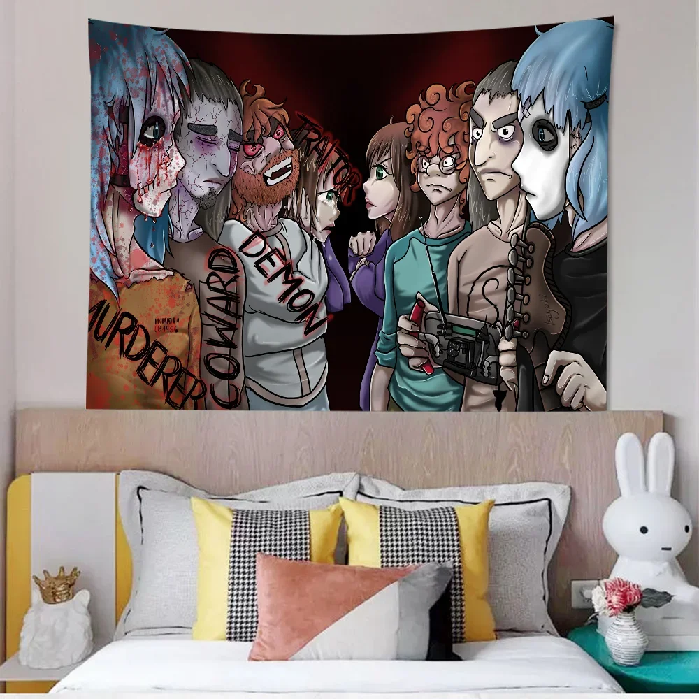 

Cartoon Tapestry Art Science Fiction Room Home Decor Wall Hanging Sheets kawaii room decor decoration home 180X320CM