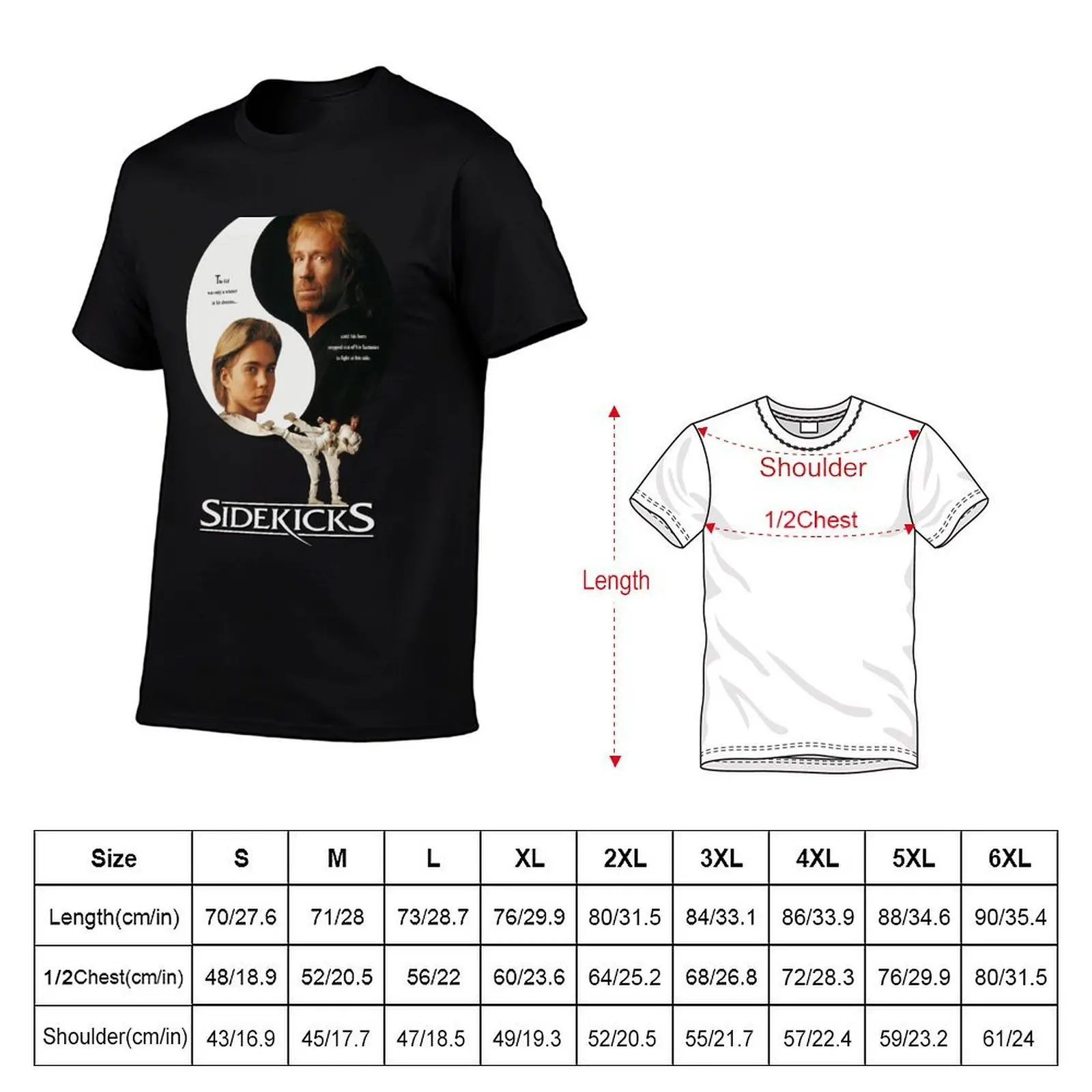 Sidekicks: Movie Poster w/ Chuck Norris & Jonathan Brandis (Alternative Cover) T-Shirt