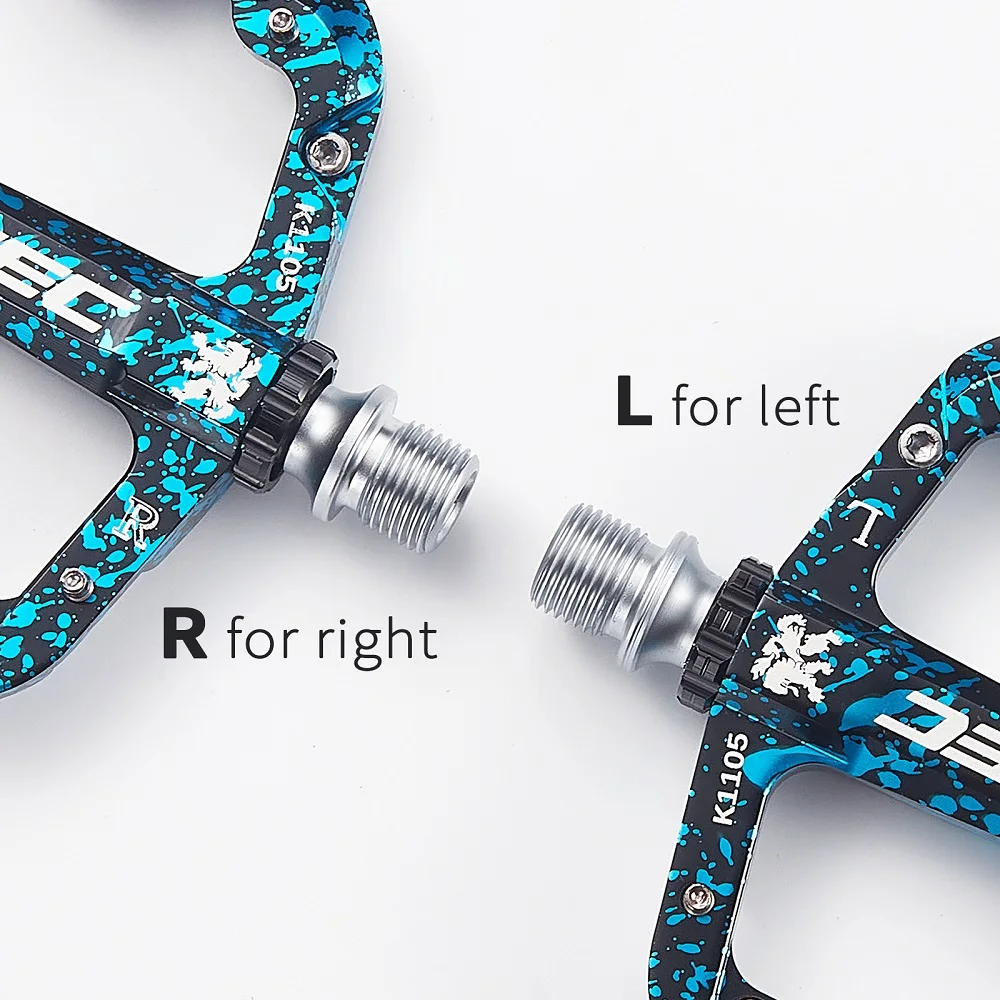 KRSEC Bicycle Pedal Aluminum alloy Ultralight Seal 3 Bearing MTB Bicycle Pedals Accessories Mountain Road Bike Bearing Pedal