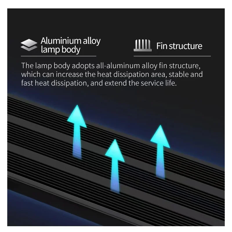 WEEK AQUA L Series APP التحكم باهتة ومؤقت RRB + UVA إضاءة حوض السمك مصباح ليد مزروع #6