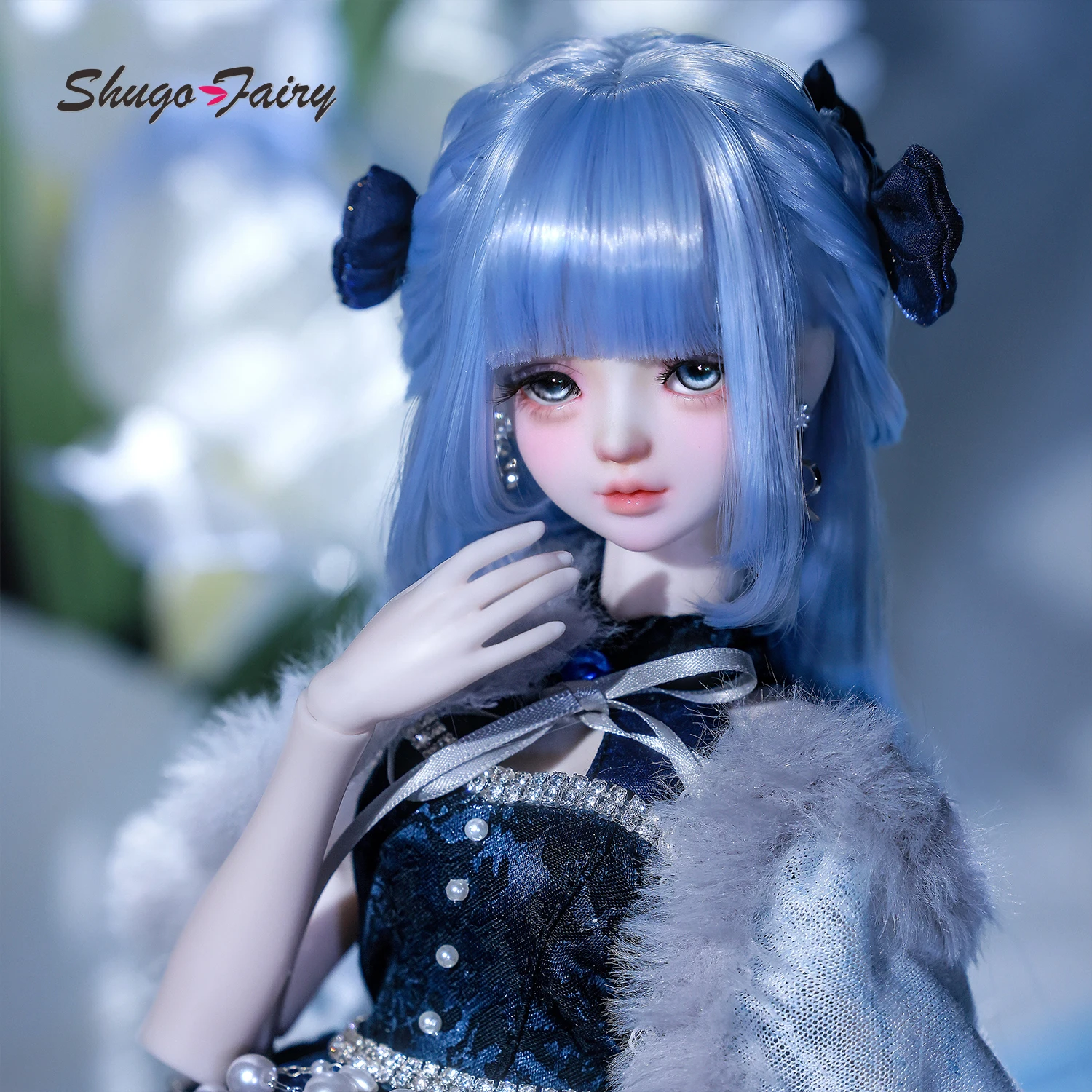 

Шарнирная кукла BJD Unana C 1/4 Fullset, синяя, в стиле Лолиты, средневековая благородная младшая сестра, из смолы, коллекционная, подарок, ShugaFairy