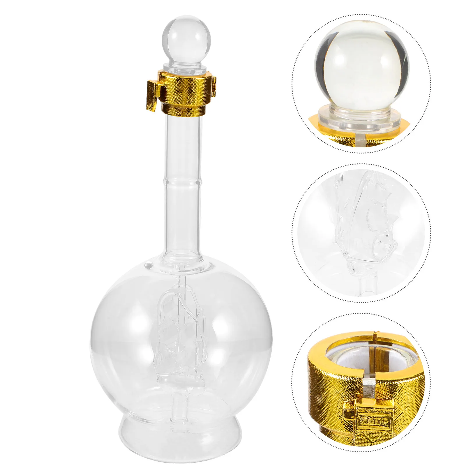 

Sailboat Glass Decanter 500ml Transparent Whiskey Liquor Bottle Wine Bottle Glass Elegant Silky Flavor Enhancer