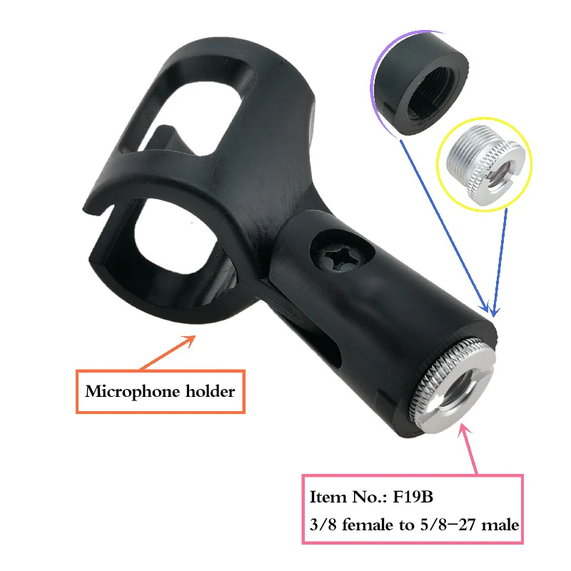 1/4 3/8 Polegada a 5/8 suporte de microfone acessórios de parafuso de conversão para tripé adaptador de suporte de microfone adaptador de rosca de microfone