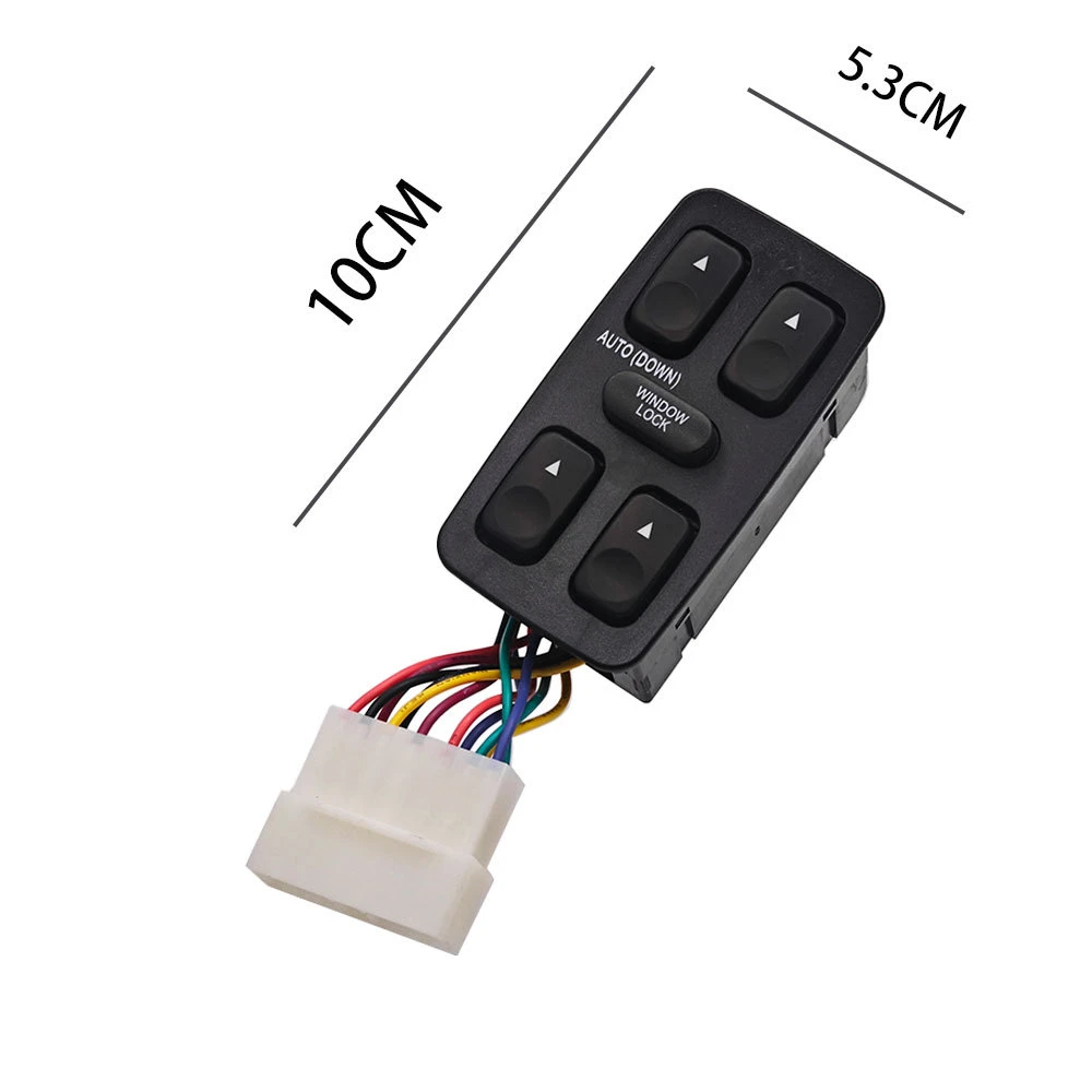 93570-28001 12 Pins Front Left Power Window Switch For Hyundai Elantra Galloper 1992-1994 OE Replacement Button