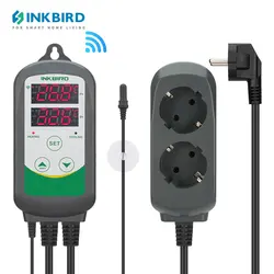 INKBIRD Aquarium-Temperaturregler ITC-308-Wifi Smart Heizung Kühlung Auslass-Thermostat mit wasserdichter Aquarium-Sonde