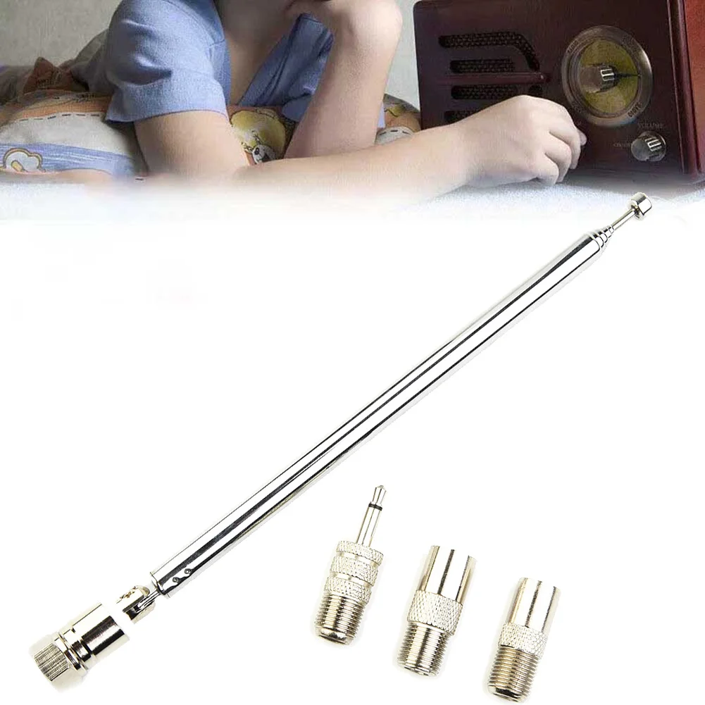 Radio Aerial Radio Aerial Adapter Adapter Telescopic Copper Antenna Enhance Your Radio Reception with 3 Adapter Set