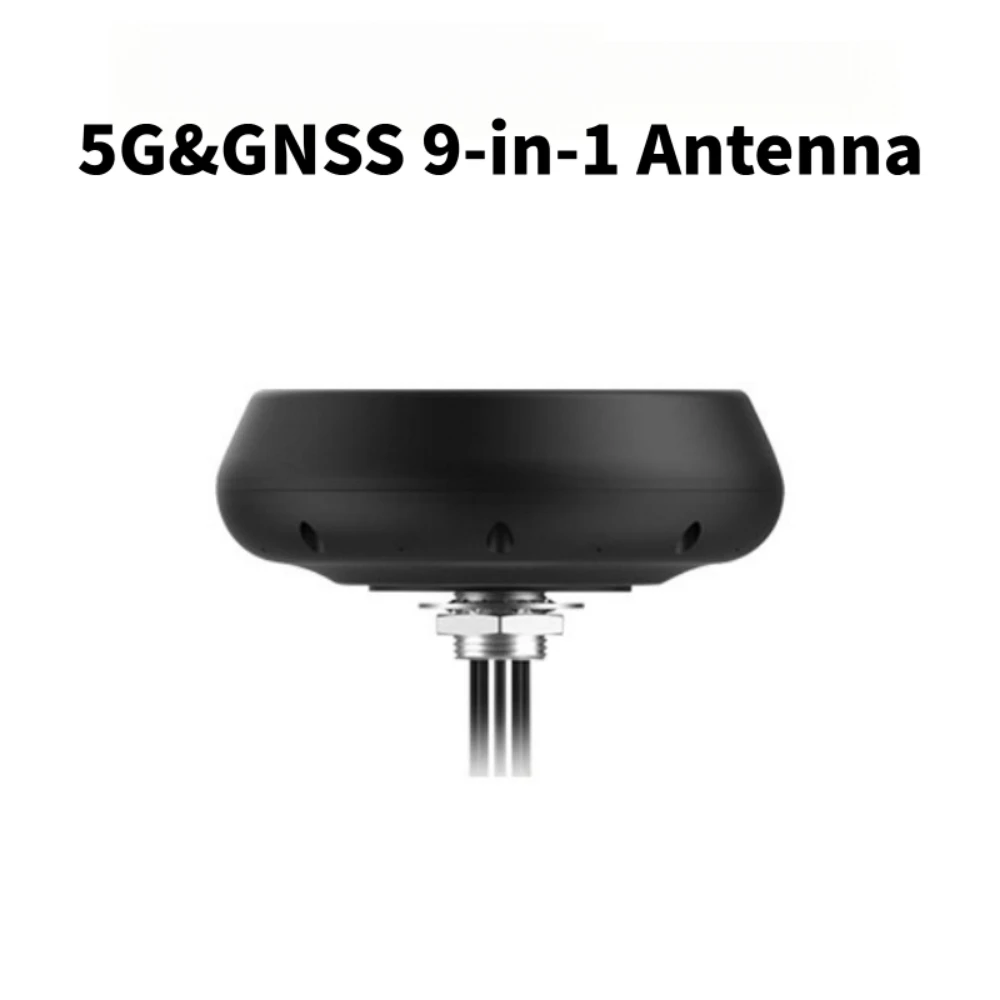 Quectel 5G GNSS 9-in-1 Combination Antenna 600-6000MHz Wideband 8x8 5G MIMO GNSS L1+L5 with SMA Male Connector and 3m Cable