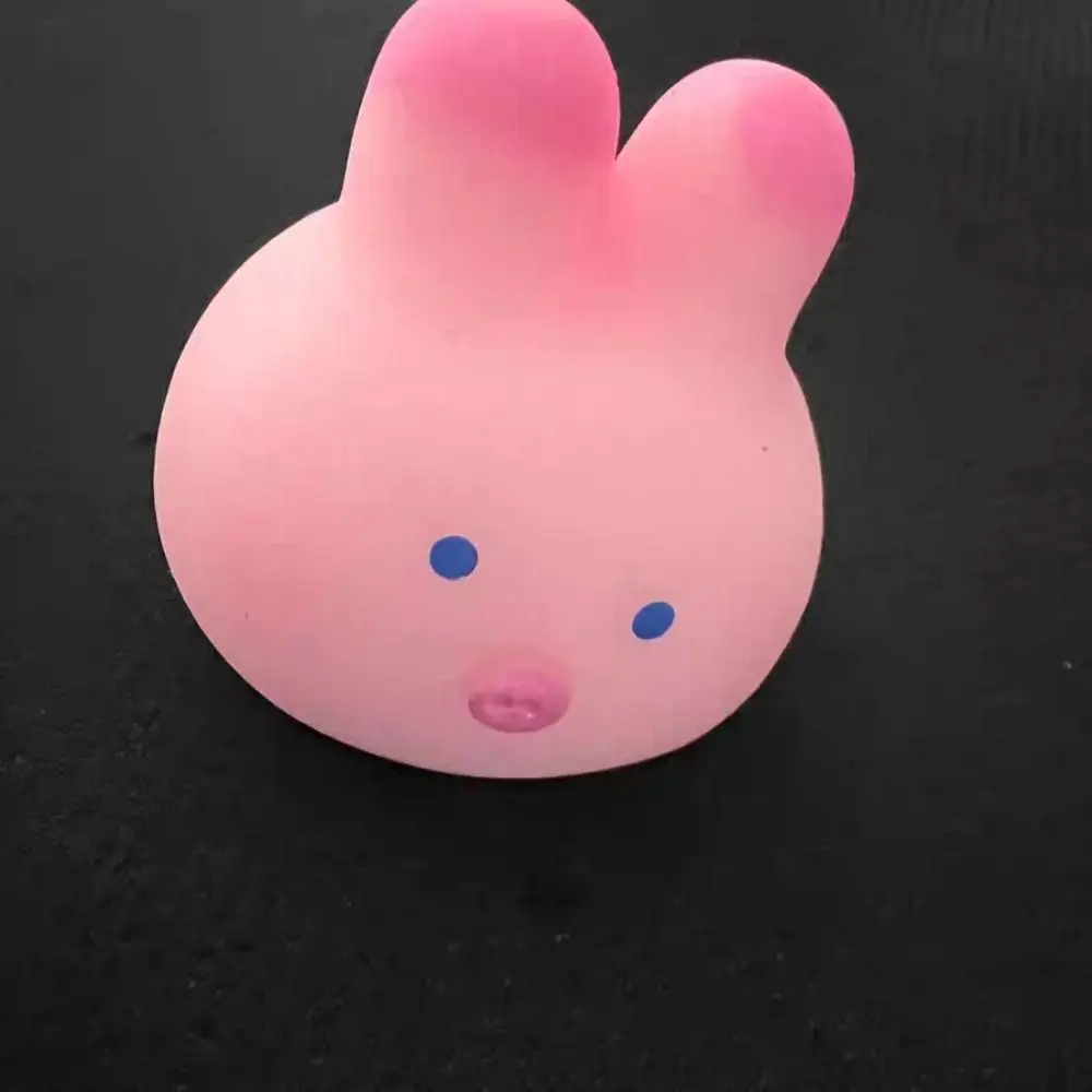 Mochi Pink Pig Squeeze Toy Pink Cartoon Animal Cherry Blossom Pig Rabbit Kawaii Squeeze Pinch Toy Office Workers