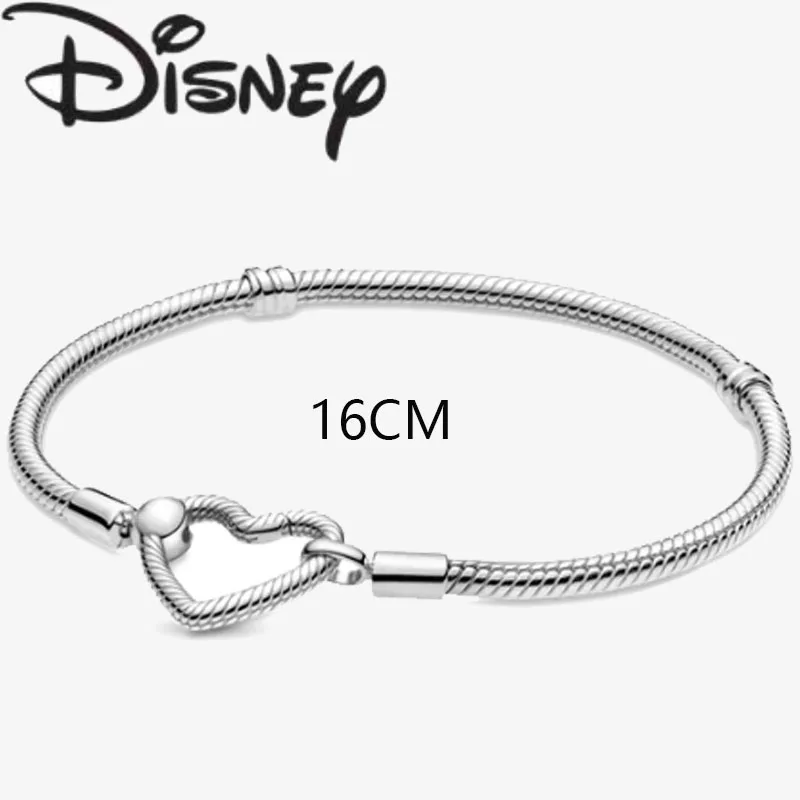 Disney 2024 new fashion creative heart bracelet suitable for women's high class fine charm jewellery gift jewellery wholesale