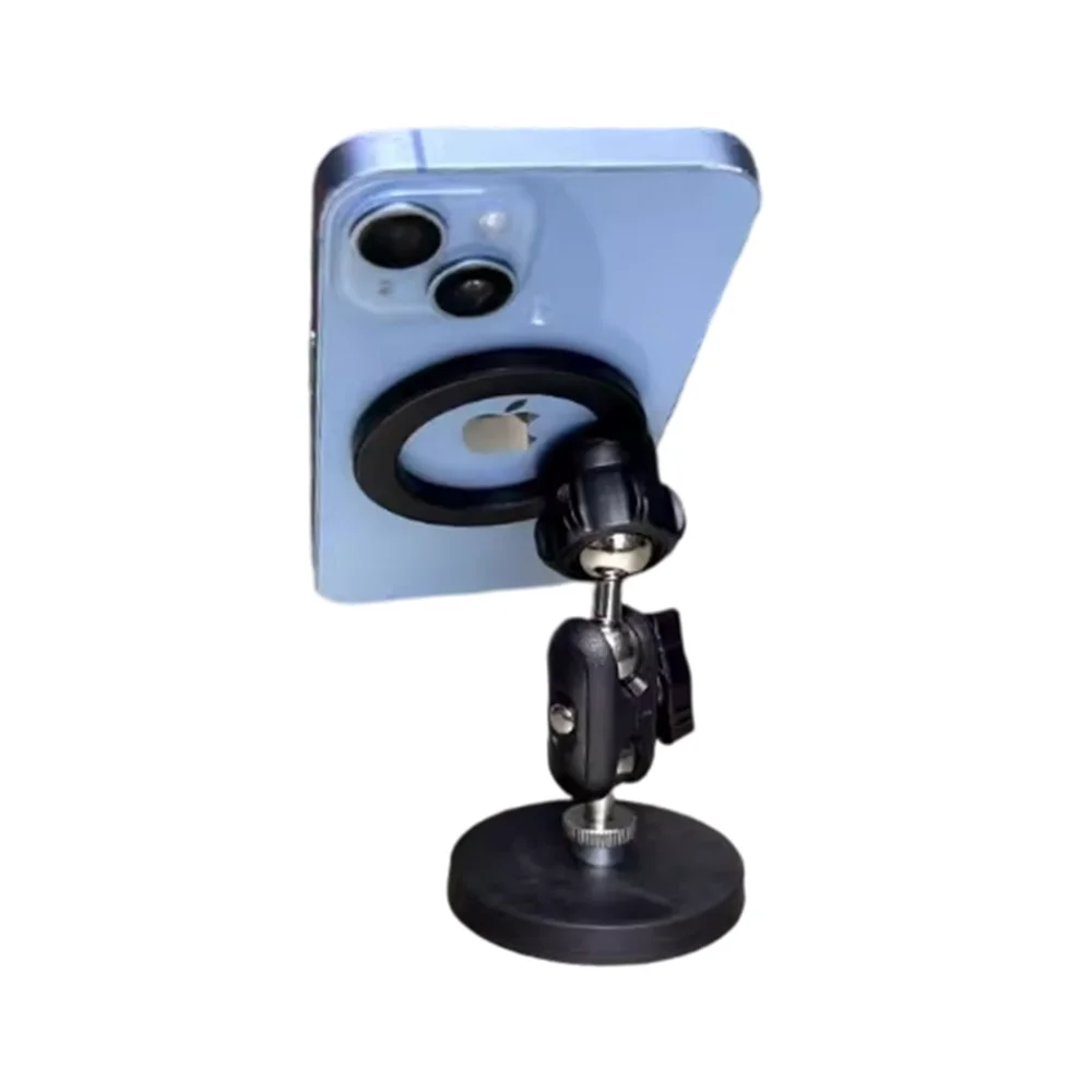 

Magnetic Phone Holder 360° Adjustable Golf Cart Gym Equipment Stand For iPhone Xiaomi Huawei Universal Lazy Mobile Phone Stand