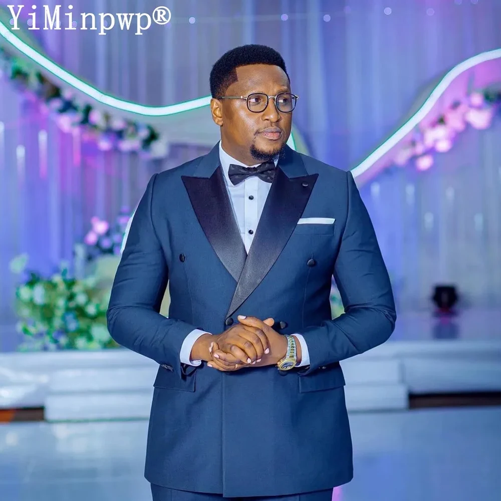 2025 بدل زفاف للعريس 2 قطعة العرسان الجديد أفضل رجل حفلة السفر حفلة عطلة البدلة Btrajes de hombre سترة الزفاف + السراويل