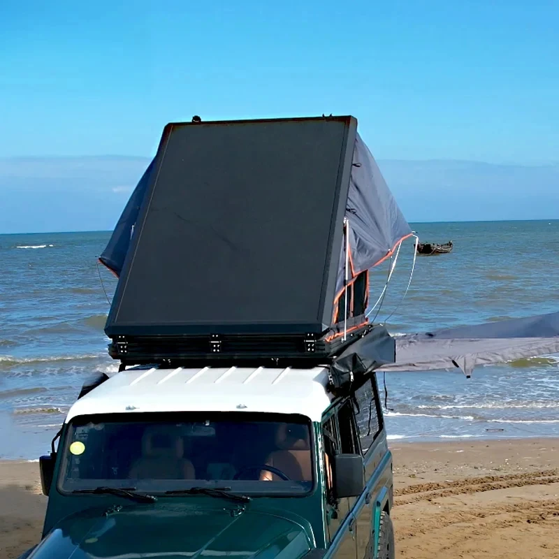 Outdoor WaterproofHigh Quality Four Season Waterproof Ox Fric Quick Setup Rooftop Tent 2-3 Person 4X4 Offroad Camping Mo