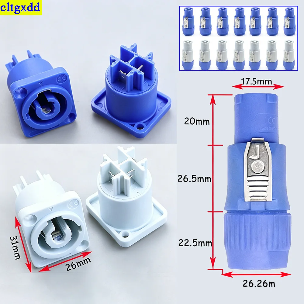 cltgxdd-1-10-шт-Разъем-powercon-3-контактный-20А-250В-nac3fca-nac3fcb-штекер-и-гнездо-для-светодиодных-экранов-и-сценического-освещения