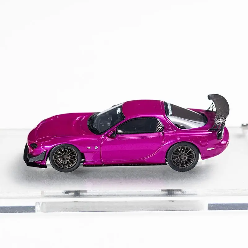 IG 1:64 Scale Mazda FEED Modified RX-7 FD3S RX7 Resin Car Model Collectible Toy Gift Souvenir Display Ornament